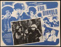 9z538 DEVIL'S BROTHER Mexican LC R70s close up of Stan Laurel & Oliver Hardy with Dennis King!