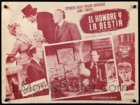 9z541 DR. JEKYLL & MR. HYDE Mexican LC R50s Spencer Tracy, Ingrid Bergman, Robert Louis Stevenson