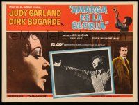 9z555 I COULD GO ON SINGING Mexican LC '64 Judy Garland performing, Bogarde in border, Lonely Stage