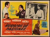 9z563 KEY LARGO Mexican LC '49 Humphrey Bogart, Lauren Bacall, Edward G. Robinson, Huston noir!