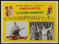 9z583 OMEGA MAN Mexican LC '71 Charlton Heston is the last man alive & he's not alone, I Am Legend!
