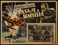9z589 PASSAGE TO MARSEILLE Mexican LC R50s close up of Humphrey Bogart & Sydney Greenstreet!