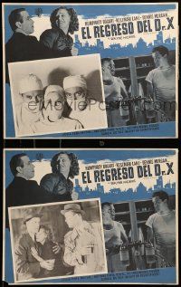 9z486 RETURN OF DOCTOR X 3 Mexican LCs R50s Warner Bros. vampire horror, Humphrey Bogart in border!