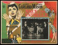 9z613 STAR IS BORN Mexican LC '55 Judy Garland performing on stage & in border art, classic!