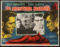 9z618 SWEET SMELL OF SUCCESS Mexican LC '58 Burt Lancaster as Hunsecker with Susan Harrison!