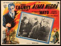 9z633 WHITE HEAT Mexican LC '50 James Cagney holding Edmond O'Brien at gunpoint + cool border art!