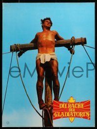 9z144 REVENGE OF THE GLADIATORS 12 German LCs '66 Mickey Hargitay, Jose Greci, sword & sandal!