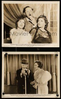 1a925 BIG BROADCAST OF 1937 2 8x10 stills '36 Benny Goodman & Martha Raye, Bob Burns!