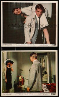 1a221 BREAKFAST AT TIFFANY'S 2 color 8x10 stills '61 images of Audrey Hepburn, George Peppard!