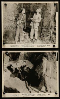 1a950 JOURNEY TO THE CENTER OF THE EARTH 2 8x10 stills '59 Jules Verne, Boone, Mason, Dahl!
