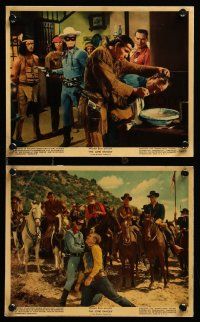 1a229 LONE RANGER 2 color 8x10 stills '56 images of Clayton Moore & Jay Silverheels!