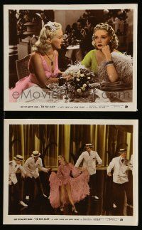 1a239 TIN PAN ALLEY 2 color 8x10 stills '40 great images of Alice Faye, Betty Grable!