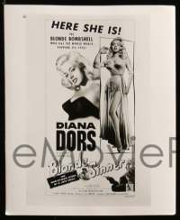 1a508 BLONDE SINNER 9 8x10 stills '56 wonderful images up of sexiest bad girl Diana Dors!