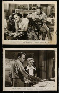 1a317 CAPTURE 17 8x10 stills '50 Lew Ayres, Teresa Wright, early John Sturges film noir!