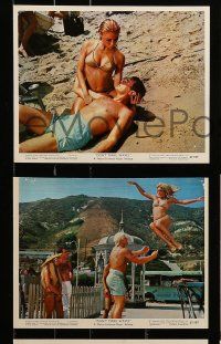 1a108 DON'T MAKE WAVES 7 color from 7.75x10 to 8x10 stills '67 Curtis, Tate & Claudia Cardinale!