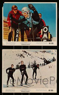 1a154 DOWNHILL RACER 5 color 8x10 stills '69 Robert Redford, skiing images!