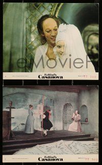 1a202 FELLINI'S CASANOVA 3 8x10 mini LCs '77 Il Casanova di Federico Fellini, different images!