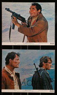 1a137 FIGURES IN A LANDSCAPE 6 8x10 mini LCs '71 images of Robert Shaw & Malcolm McDowell in action