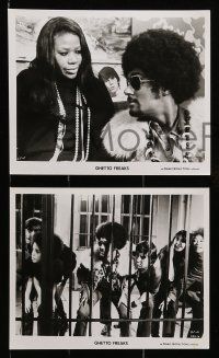 1a670 GHETTO FREAKS 6 8x10 stills '72 every white society chick wanted to join his soul family!
