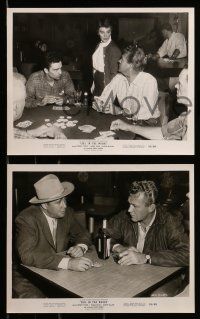 1a477 GIRL IN THE WOODS 10 8x10 stills '58 Forrest Tucker, Maggie Hayes, reckless love, poker!