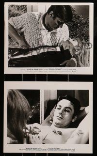 1a672 GIRL ON A MOTORCYCLE 6 8x10 stills '68 sexy Marianne Faithfull 'in leather' with Alain Delon!
