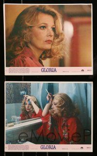 1a111 GLORIA 7 8x10 mini LCs '80 John Cassavetes directed, cool images of Gena Rowlands!