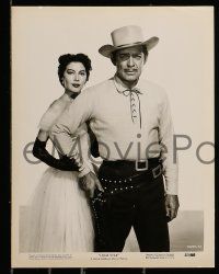 1a956 LONE STAR 2 8x10 stills '51 cowboy Clark Gable w/ sexy Ava Gardner & Joe Garcia!