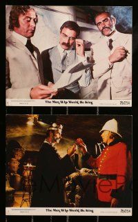 1a164 MAN WHO WOULD BE KING 5 8x10 mini LCs '75 Sean Connery, Michael Caine, John Huston!
