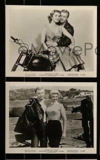 1a295 MOTORCYCLE GANG 19 8x10 stills '57 AIP, pretty Anne Neyland, living with no tomorrow!