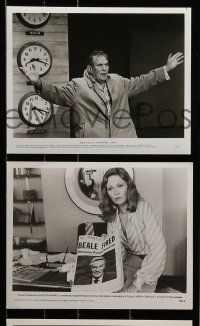 1a353 NETWORK 15 8x10 stills '76 great images of William Holden, Peter Finch, Faye Dunaway!