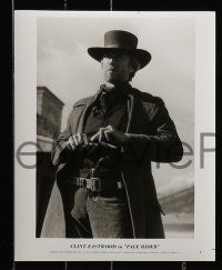 1a524 PALE RIDER 9 8x10 stills '85 great images of cowboy Clint Eastwood!