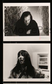 1a645 SHINING 7 8x10 stills '80 Stanley Kubrick, Jack Nicholson, Shelley Duvall, Danny Lloyd!