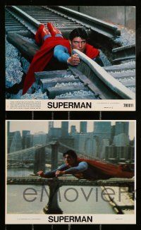 1a146 SUPERMAN 6 8x10 mini LCs '78 Christopher Reeve, Jackie Cooper, Kidder, Glenn Ford!