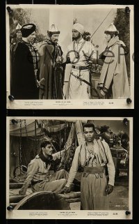 1a647 SWORD OF ALI BABA 7 8x10 stills '65 Peter Mann & great action images, fantasy!