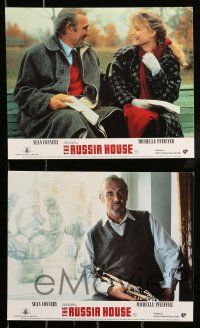 1a123 RUSSIA HOUSE 7 color English FOH LCs '90 Sean Connery, Michelle Pfeiffer, Roy Scheider