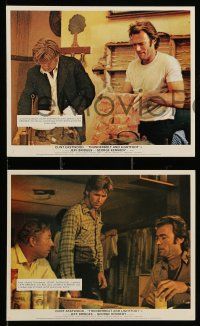 1a191 THUNDERBOLT & LIGHTFOOT 4 color English FOH LCs '74 Clint Eastwood, Kennedy & Jeff Bridges!