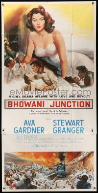1b475 BHOWANI JUNCTION 3sh '55 sexy Eurasian beauty Ava Gardner in a flaming love story!