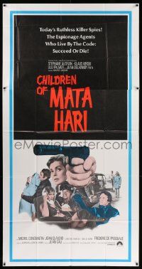 1b517 CHILDREN OF MATA HARI int'l 3sh '70 ruthless killer spies who live by the code succeed or die
