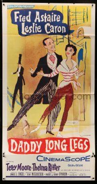 1b537 DADDY LONG LEGS 3sh '55 wonderful full-length art of dancing Fred Astaire & Leslie Caron!