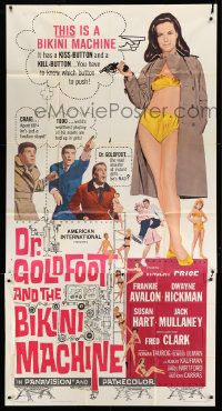 1b552 DR. GOLDFOOT & THE BIKINI MACHINE 3sh '65 Vincent Price, sexy babes with kiss & kill buttons!
