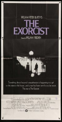 1b560 EXORCIST int'l 3sh '74 William Friedkin, Von Sydow, horror classic from William Peter Blatty!