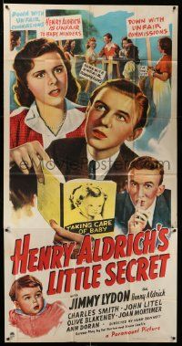 1b634 HENRY ALDRICH'S LITTLE SECRET 3sh '44 art of Jimmy Lydon & his secret baby, Olive Blakeney