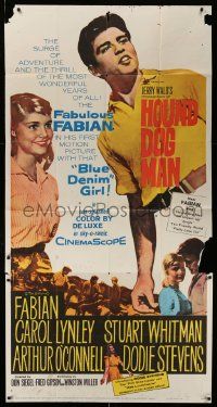 1b646 HOUND-DOG MAN 3sh '59 Fabian starring in his first movie with pretty Carol Lynley!