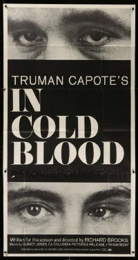 1b661 IN COLD BLOOD 3sh '67 Richard Brooks directed, Robert Blake, from Truman Capote novel!