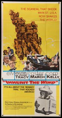1b663 INHERIT THE WIND 3sh '60 Spencer Tracy, Fredric March, Gene Kelly, chimp with book!