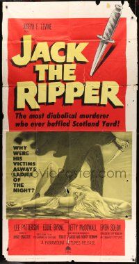 1b674 JACK THE RIPPER 3sh '60 American detective helps Scotland Yard find fabled killer!