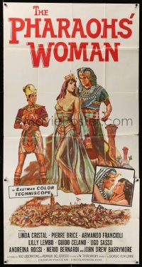 1b801 PHARAOHS' WOMAN 3sh '61 La donna dei faraoni, art of Linda Cristal & top stars in Egypt!