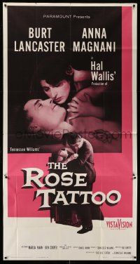 1b841 ROSE TATTOO 3sh '55 Burt Lancaster, Anna Magnani, written by Tennessee Williams!