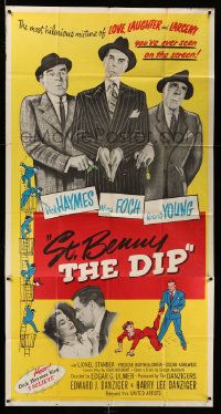 1b895 ST BENNY THE DIP 3sh '51 a mixture of love, laughter & larceny, directed by Edgar Ulmer!