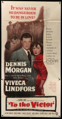 1b938 TO THE VICTOR 3sh '48 Delmer Davies, Dennis Morgan & Viveca Lindfors dangerously in love!
